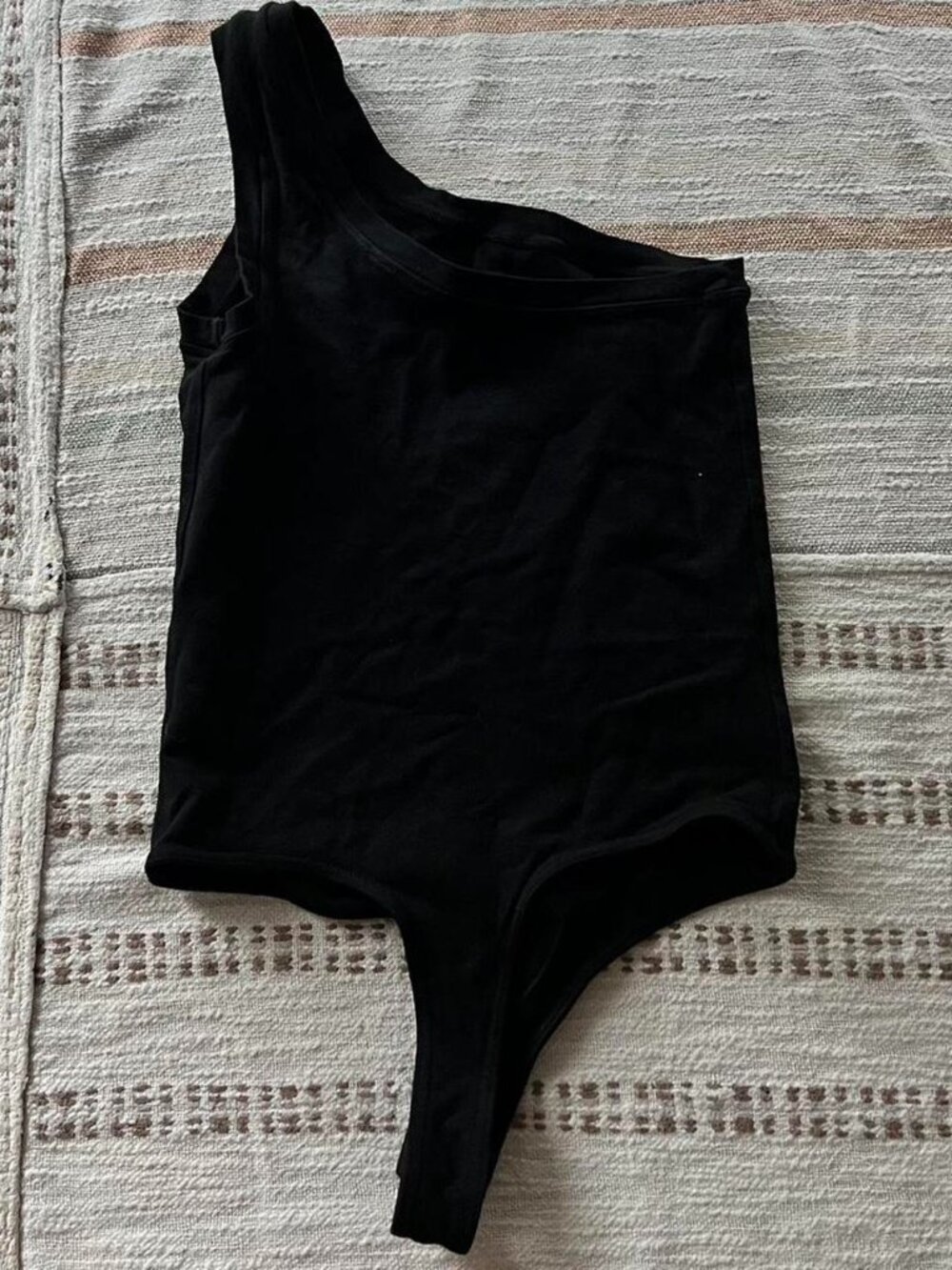 Clyque black one shoulder bodysuit